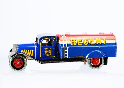 Lot 678 - A Wells O' London Tinplate Clockwork 'Regent' Petrol Lorry No.174