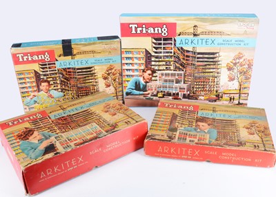 Lot 699 - Tri-ang Spot-On 1/42 Arkitex Sets 1-4 in original boxes (4)