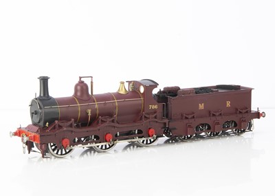 Lot 928 - A Gauge 1 battery-powered radio-controlled Midland Railway Kirtley 0-6-0 Locomotive and Tender