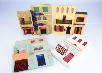 Lot 731 - 1/32 scale building facades probably by John Gittins Models, suitable for scenes from the Indian sub-Continent like the Delhi Durbar