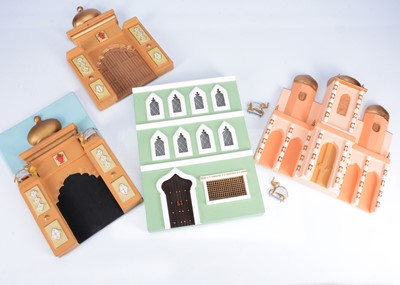 Lot 732 - 1/32 scale building facades probably by John Gittins Models, suitable for scenes from the Indian sub-Continent like the Delhi Durbar