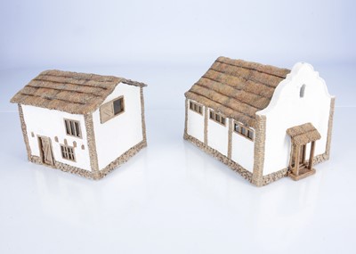 Lot 735 - John Gittins Miniatures Zulu War Series custom-made resin buildings Rorke's Drift Chapel, and Store