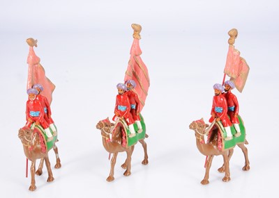 Lot 741 - Marlborough Durbar Series D64 Kutch Camel Standard Bearers (3 in set)