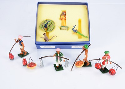 Lot 744 - Marlborough Durbar Series loose D83 Fish Seller, D84 Lantern Bearer, D85 Fruit Pedlar, D86 Oil Carrier