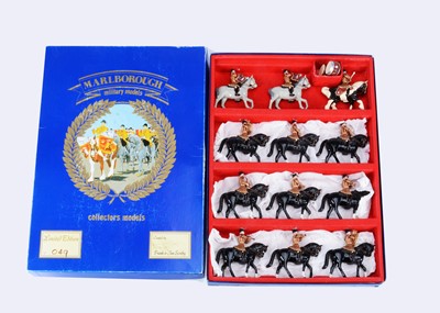 Lot 753 - Marlborough Military Models 12pce boxed set Band of the Household Cavalry