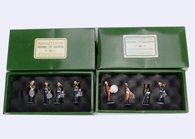 Lot 763 - King & Country 8pce RMB Royal Marines Band