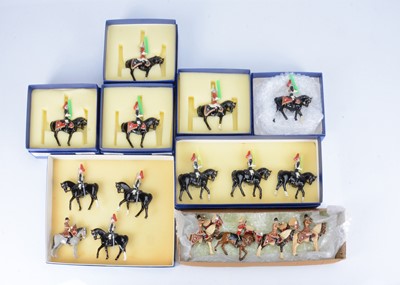 Lot 779 - Blenheim Models 'Diamond Jubilee 1837-1897' Series boxed J3B Life Guard (2) and J3D Horse Guard (3) Officer
