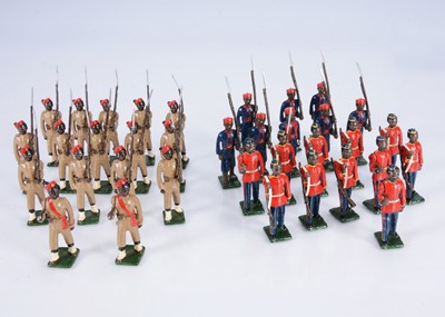 Lot 781 - Nostalgia loose 8pce sets comprising 2 X set N171 Royal Niger Haussas Q.V.D.J. 1897