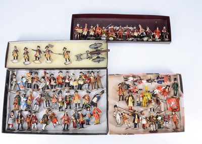 Lot 854 - A collection of mainly Stadden and Hinton Hunt 54mm military figures painted to a good amateur standard