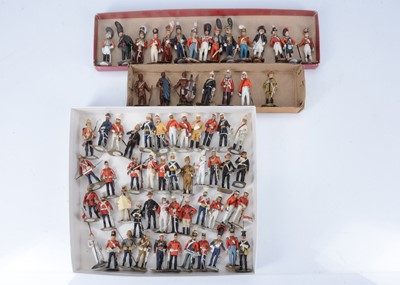 Lot 856 - A collection of mainly Stadden and Hinton Hunt 54mm military figures painted to a good amateur standard