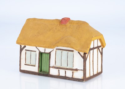 Lot 857 - Britains rare papier mache No. 44F Country Cottage