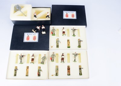 Lot 863 - Kingcast WW1 Series sets comprising 6pce WA2 German Army Air Service World War I (X 3)