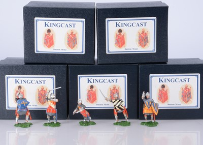 Lot 867 - Kingcast boxed Knights of the Wyvern Standard series comprising WS17 Sir Guy de Bryan