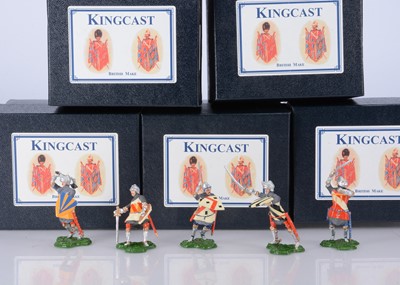 Lot 868 - Kingcast boxed Knights of the Wyvern Standard series comprising WS20 Arnault, Marshall d'Audrehem