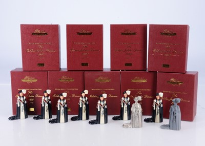 Lot 870 - Britains Limited Edition 40172 William Britain Collectors Club The Golden Jubilee Dinner 2002 Her Majesty the Queen in State Robes