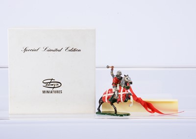 Lot 896 - Original Seywyn-Smith Miniatures F9305 Mounted with Mace Count of Savoy