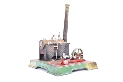 Lot 1035 - A Stationary spirit-fired Steam Mill Engine by Fleischmann or similar