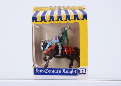 Lot 903 - Britains Herald plastic boxed 15th Century Mounted Knight no. 1452 Attacking With Sword