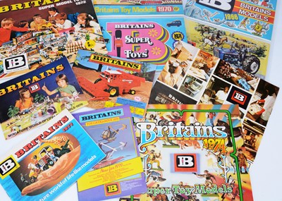 Lot 913 - A portfolio of Britains Herald original catalogues comprising editions for 1966