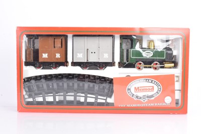 Lot 1040 - Mamod  0 Gauge Live Steam RS1 Goods Train Set