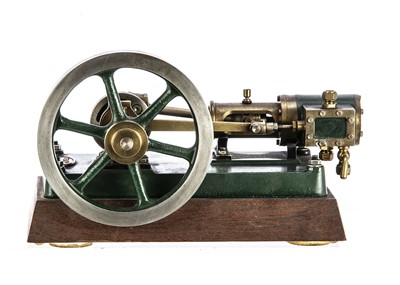 Lot 1048 - A Live Steam single-cylinder 'Perseus' Horizontal Steam Engine by Cotswold Heritage Models