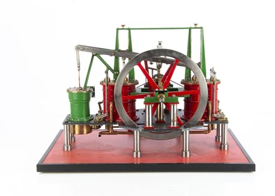 Lot 1052 - A fine model of Galloways' 1838 'Non-Dead-Centre' Steam Engine