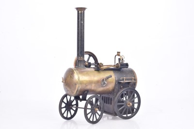 Lot 1081 - A Live Steam German-made Portable Engine