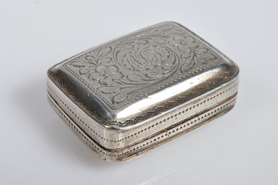 Lot 350 - A late George III silver vinaigrette by John Bettridge