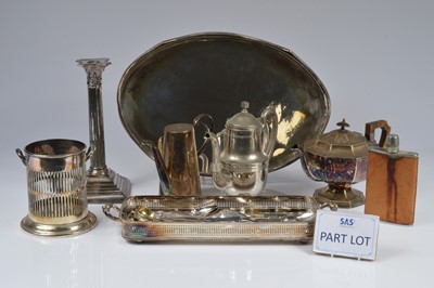 Lot 385 - A collection of silver plate