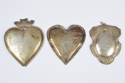 Lot 387 - Three antique Dutch commemorative wall plaques