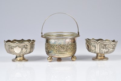 Lot 398 - A pair of Far Eastern salts