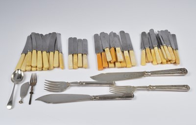 Lot 430 - A pair of Victorian silver fish servers from Thomas Bradbury & Sons