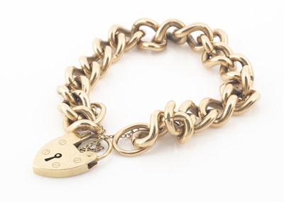 Lot 1 - A 9ct gold bracelet