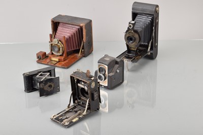 Lot 4 - A Group of Folding Cameras