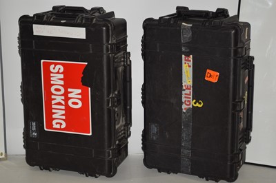 Lot 38 - Two Pelican ''Peli'' 1650 Transport Cases