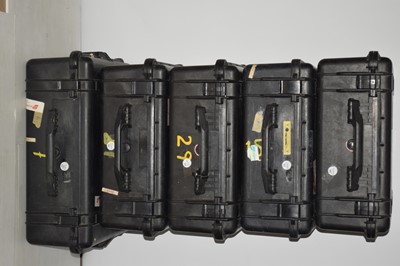 Lot 39 - Five Pelican ''Peli'' Transport Cases