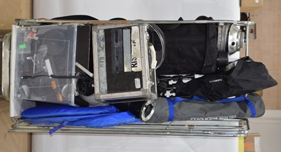 Lot 47 - A Cage of Studio Equipment