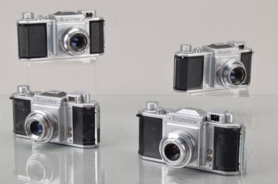 Lot 59 - Four Asahi Kogaku Asahi flex SLR Cameras