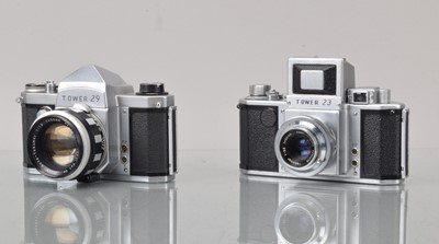 Lot 63 - Two Asahi Sears Tower SLR Cameras