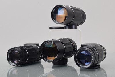 Lot 83 - Four Asahi Takumar 200mm Lenses