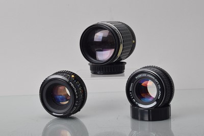Lot 85 - Three Pentax K Mount Lenses