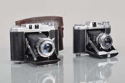 Lot 123 - Two Dual Format Folding Cameras
