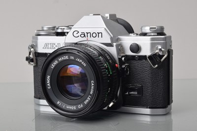 Lot 135 - A Canon AE-1 SLR Camera