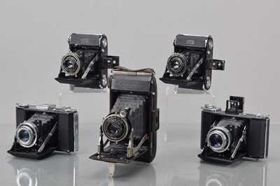 Lot 144 - Five Zeiss Ikon Folding Cameras
