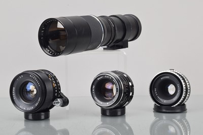 Lot 146 - A Small Group of SLR Lenses