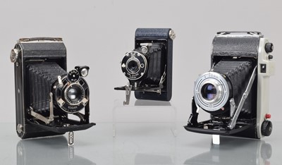 Lot 162 - Three Kodak Folding Cameras