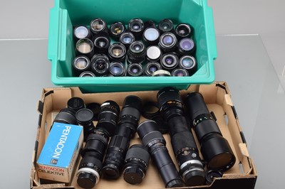 Lot 195 - Forty Four Plus Prime Lenses