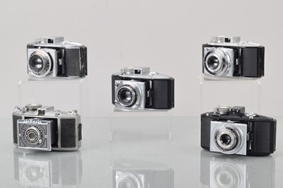 Lot 206 - Five Agfa Karat Folding Cameras