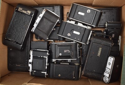 Lot 233 - A Tray of Folding Cameras