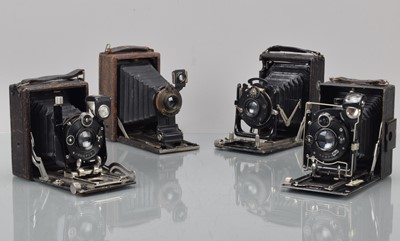 Lot 234 - Four Folding Plate Cameras